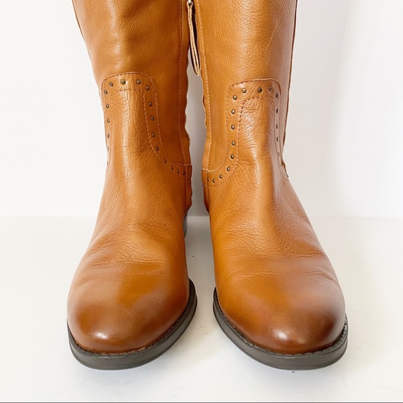 Sam Edelman Prina Riding Boot Athletic Fit Whiskey - Picture 8 of 10